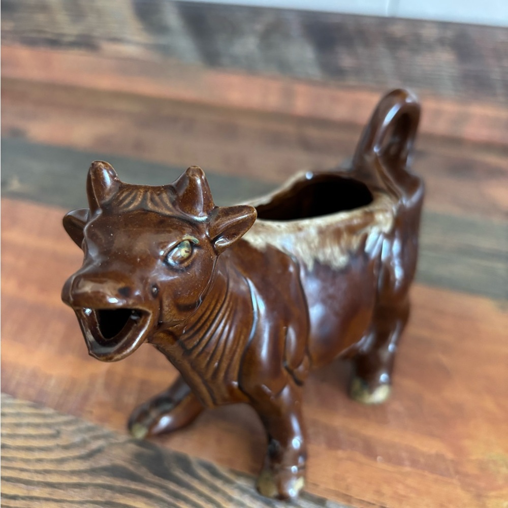 Vintage Brown Cow Creamer